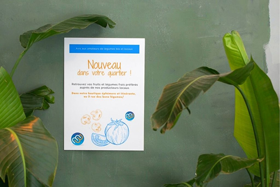 Affiche A3 commerçants